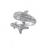 Whale Shark Sterling Silver Ring TRI1652 - Rings